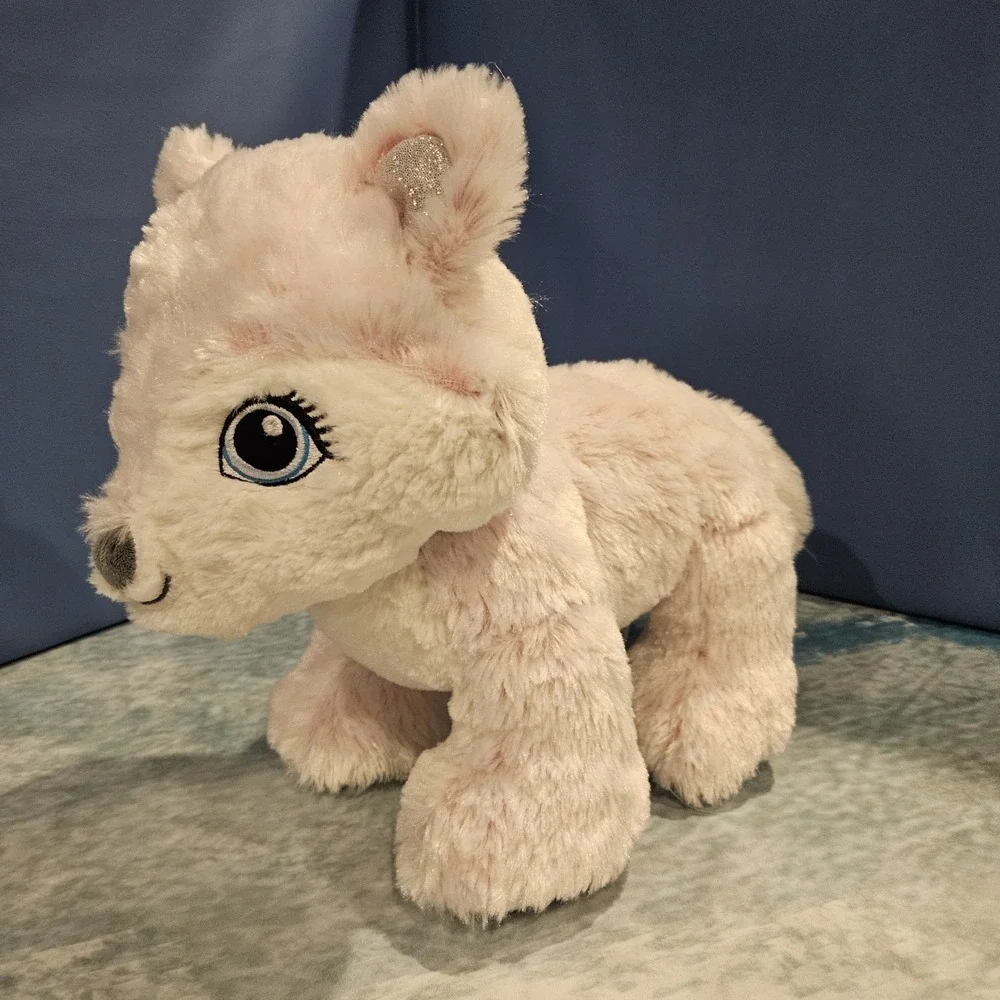 Build A Bear Pink Unicorn Arctic Fox Reindeer Plush Bundle BAB 14-16
